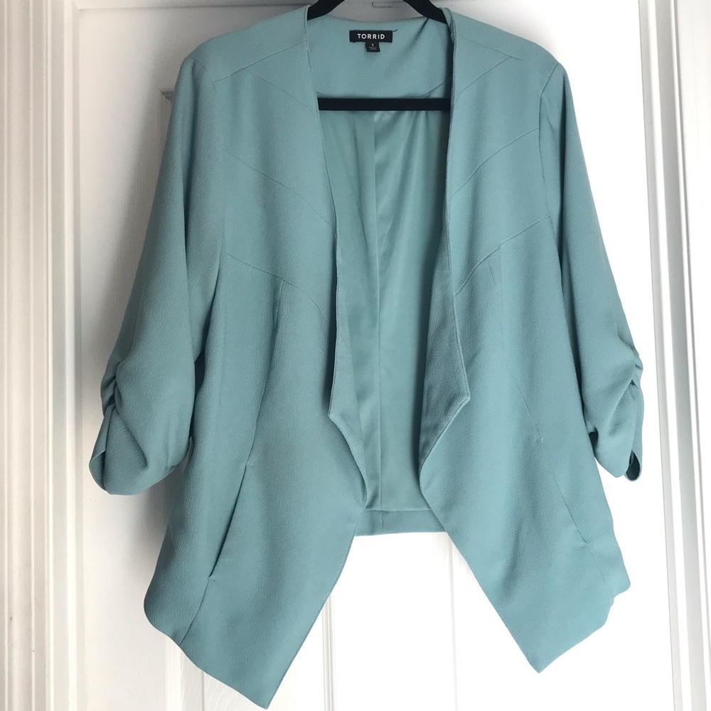 DRAPED JACKET